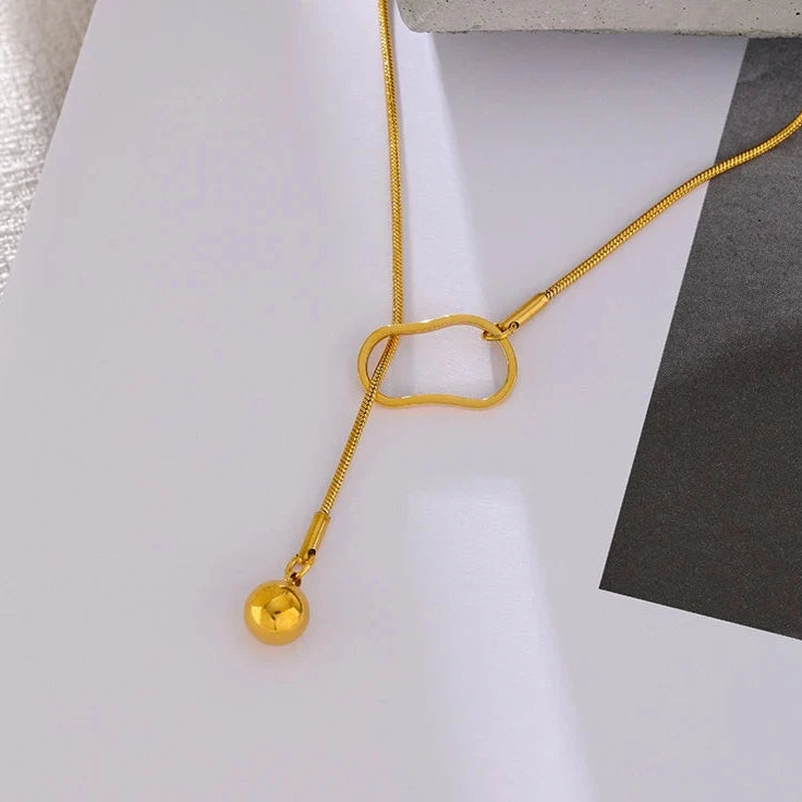 Colar de Corrente Long Bib