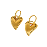 Brinco Coração Dourado