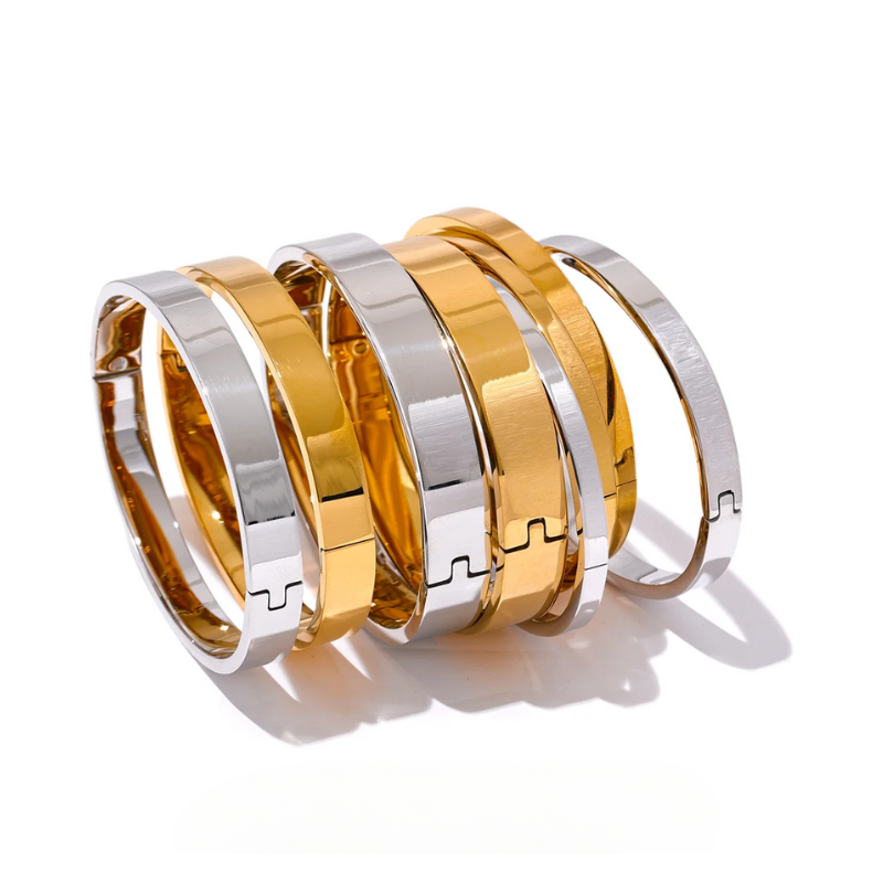 Pulseira Simples Textura Lisa