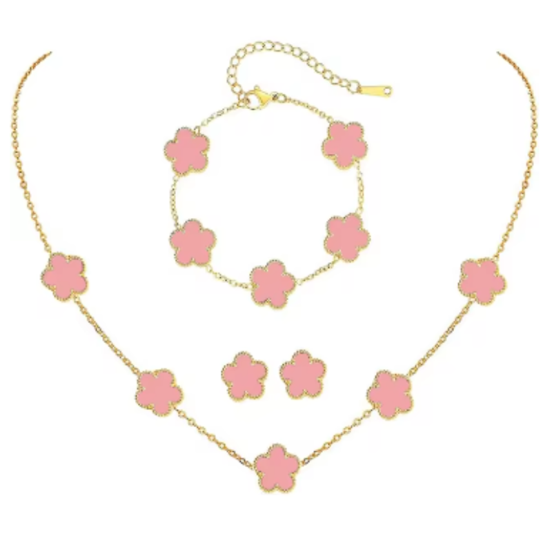 Conjunto Alhambra - Colar, Brinco e Pulseira