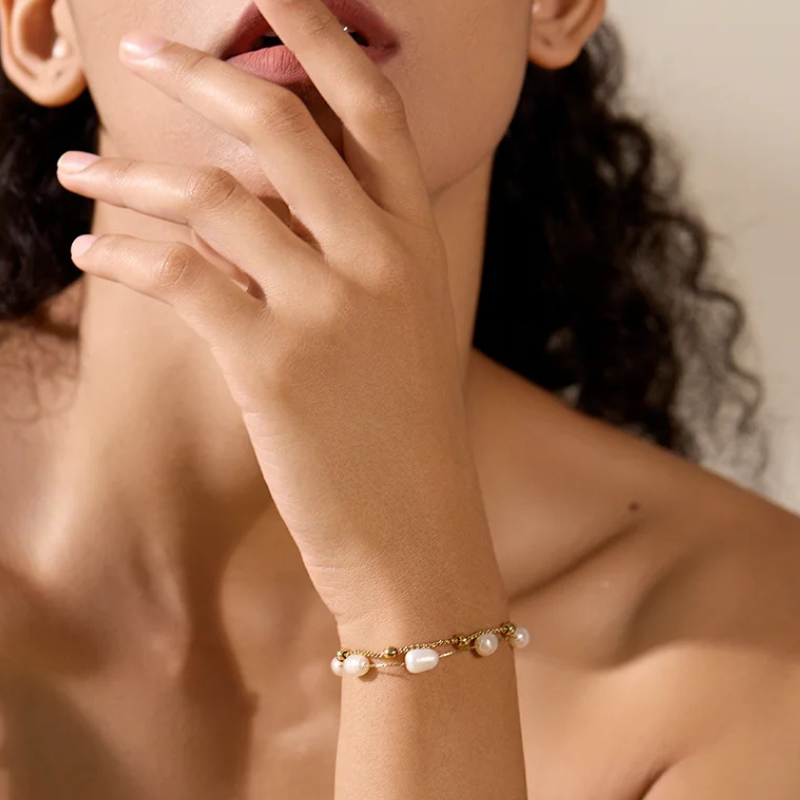 Pulseira com Pérolas