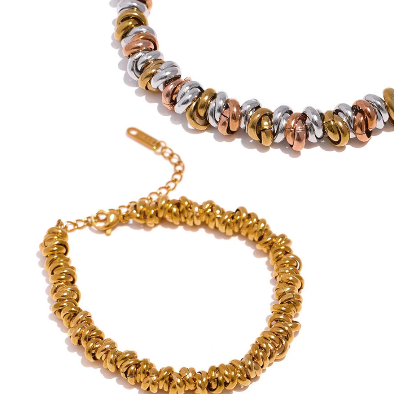 Pulseira de Bolinhas de Ouro