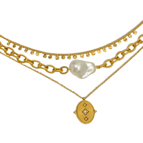 Colares Vintage Banhados a Ouro