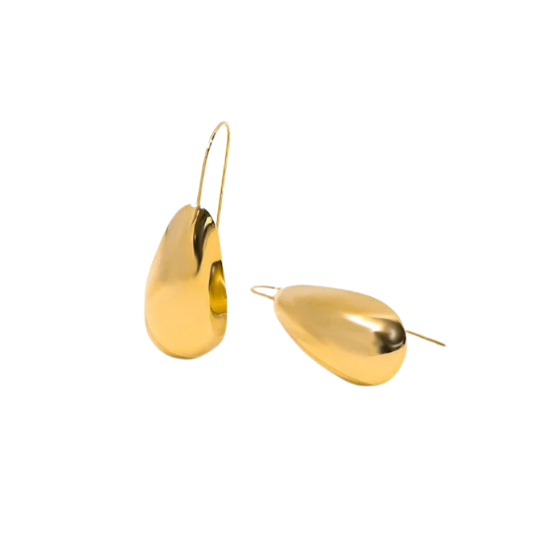 Brinco Gancho em Gota Lisa