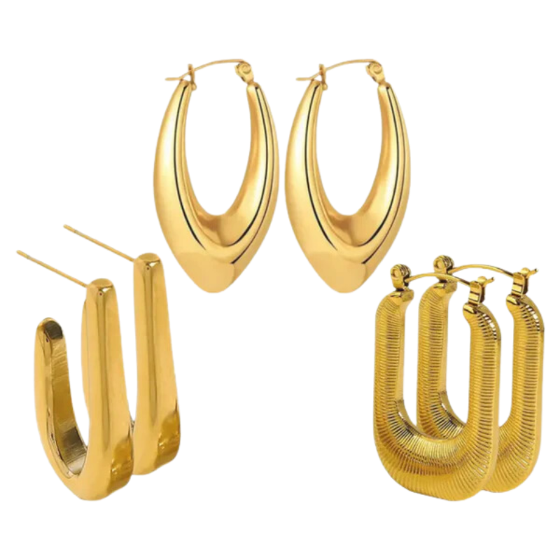 Conjunto Brincos de Luxo [Compre 2 Leve 3]