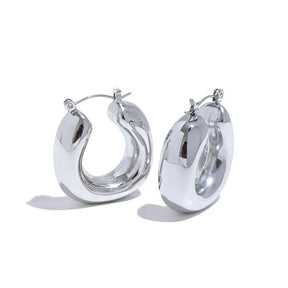 Brinco Hoop com Argolas Robustas