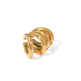 Brinco Ear Cuff Quatro Camadas