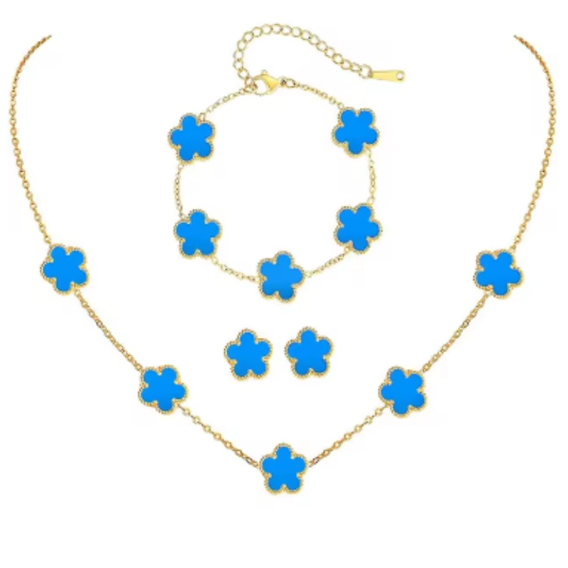 Conjunto Alhambra - Colar, Brinco e Pulseira