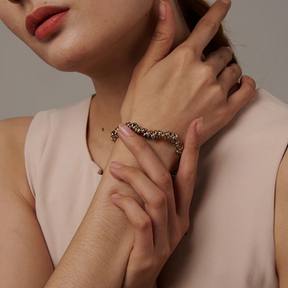 Pulseira de Bolinhas de Ouro