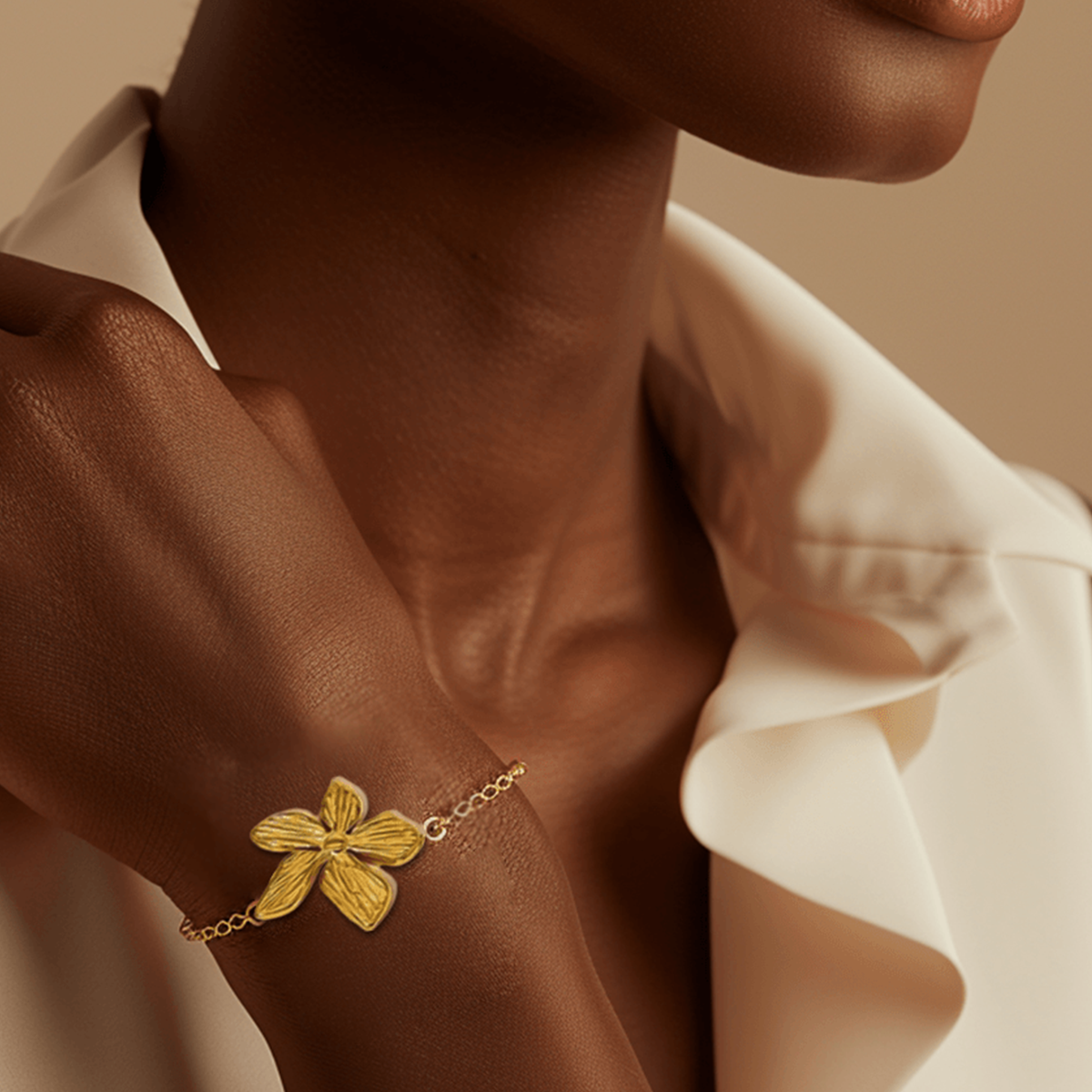 Pulseira Flor D'Ouro