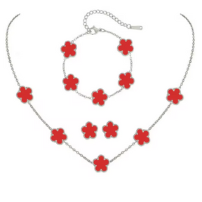 Conjunto Alhambra - Colar, Brinco e Pulseira