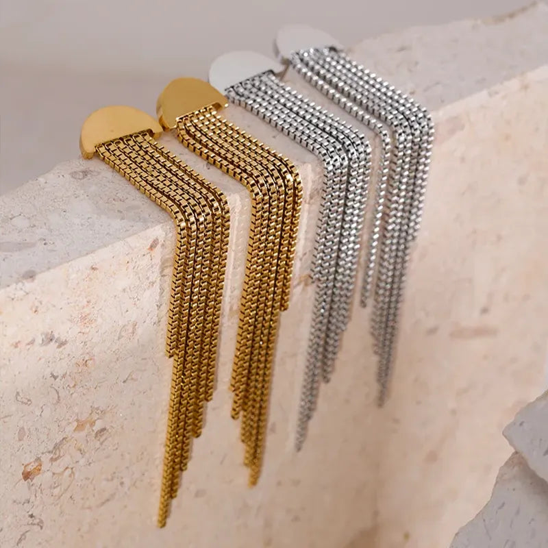 Brinco Longo com Tassel