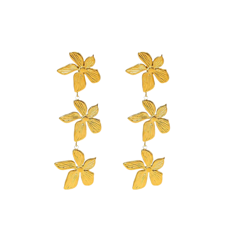 Brinco Flores Pendentes