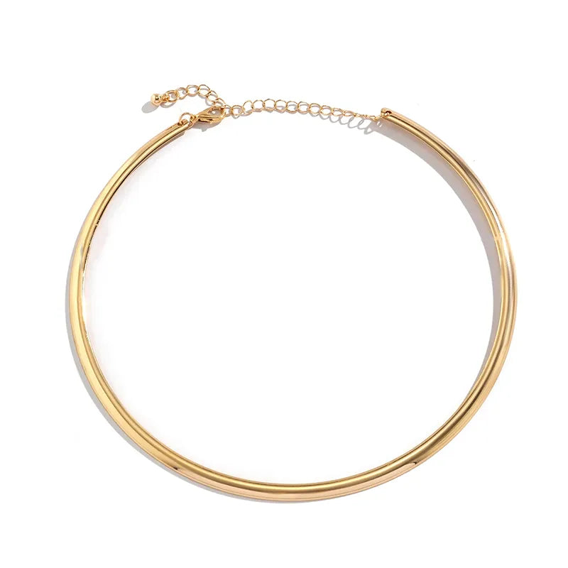 Colar Gargantilha Choker Redondo Liso