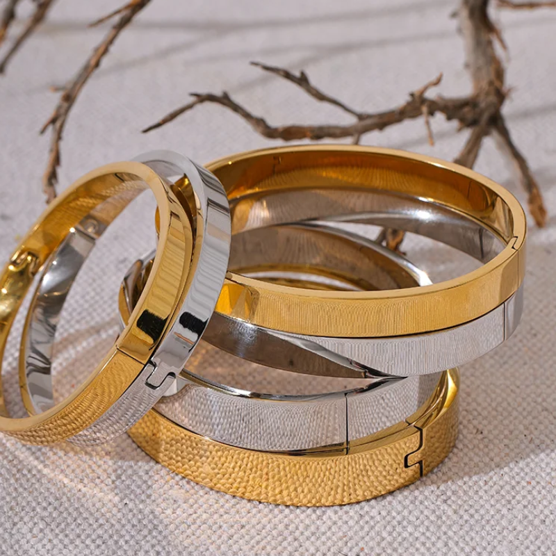 Pulseira Simples Textura Lisa