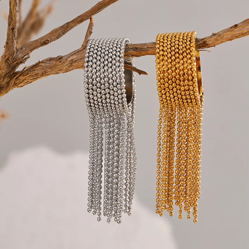 Anel Ajustável com Corrente e Tassel