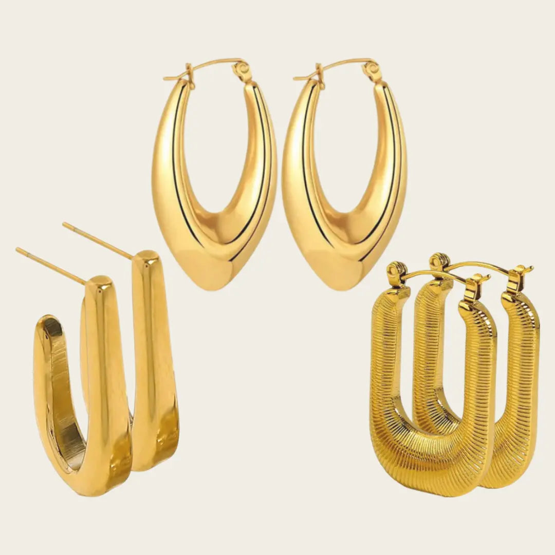 Conjunto Brincos de Luxo [Compre 2 Leve 3]