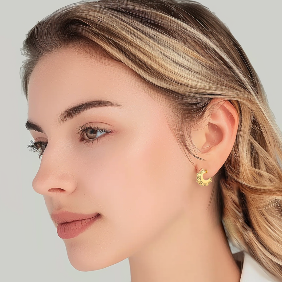Brinco Botton Floral
