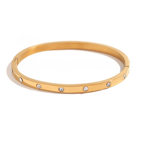Pulseira Love Cravejado de Cristal