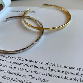 Pulseira Bangles Textura Irregular