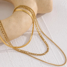 Colar Tripla Textura