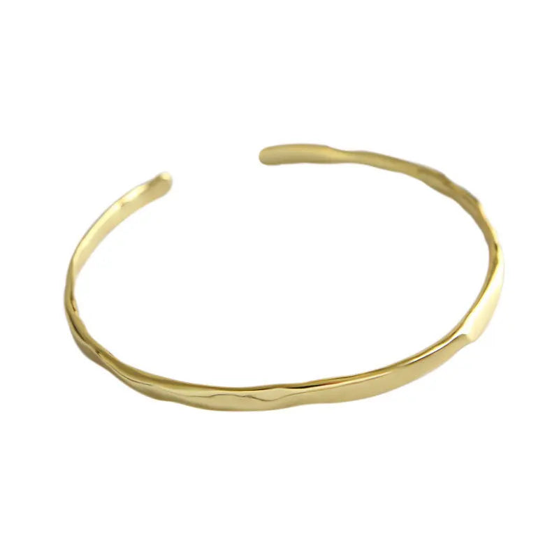 Pulseira Bangles Textura Irregular