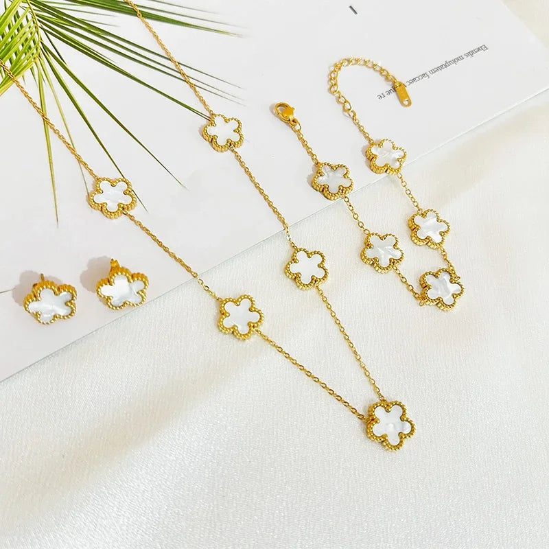 Conjunto Alhambra - Colar, Brinco e Pulseira