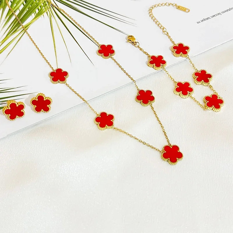 Conjunto Alhambra - Colar, Brinco e Pulseira