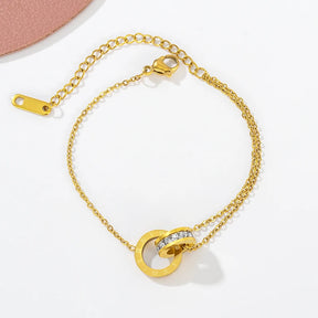 Conjunto Pingente Romano: Colar, Pulseira, Brinco