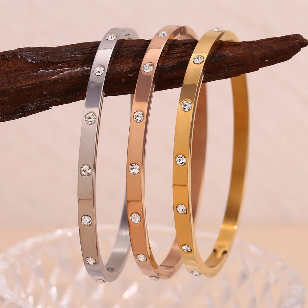 Pulseira Love Cravejado de Cristal