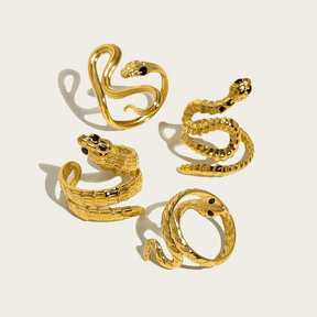 Anel Snake Estilo Gótico - Beverly Joias
