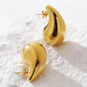 Brinco em Gota Pingo D'ouro - Beverly Joias