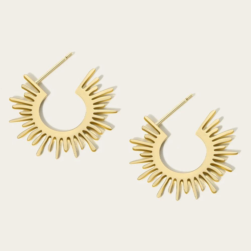 Brinco Folhetos de Sol - Beverly Joias