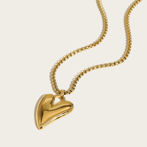Colar Coração Dourado - Beverly Joias