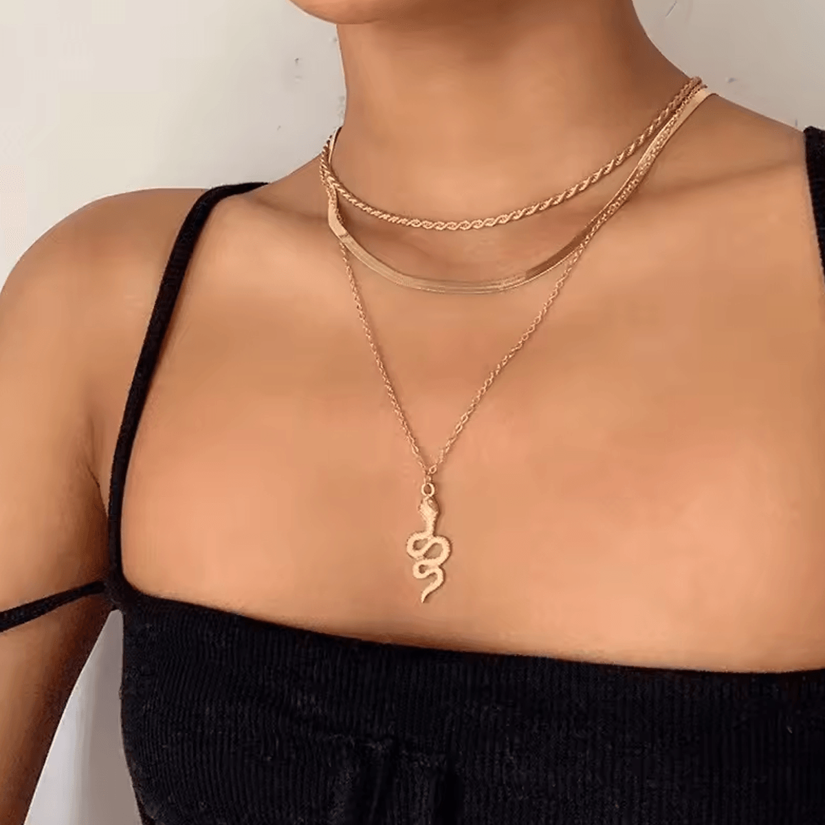 Colar Vintage Estilo Cobra - Beverly Joias