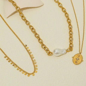 Colares Vintage Banhados a Ouro - Beverly Joias