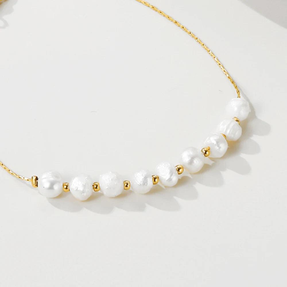 Pulseira com Pérolas - Beverly Joias