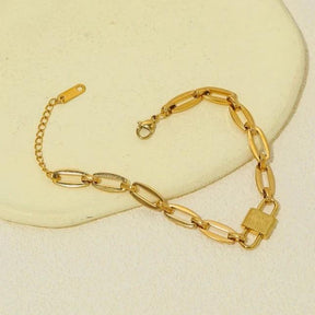 Pulseiras Elos Com Pérola Solitária - Beverly Joias