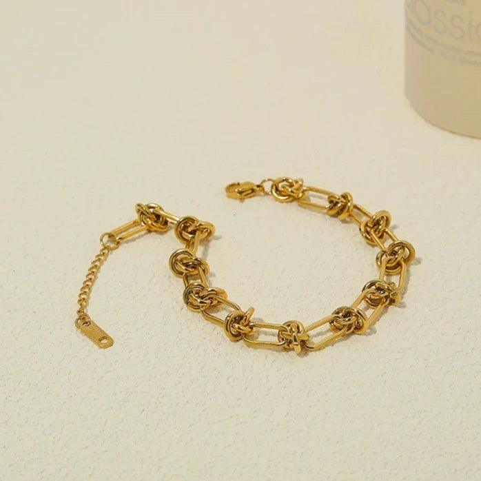Pulseiras Frisos Banhados a Ouro - Beverly Joias